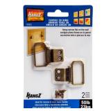 5 pack of 50 lb. Canvas 2-Hole D Ring Hanger 2 pac