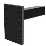 Pintle Hook Mounting Plate for 2 in. Hitches - 6-1