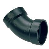 2 in. ABS DWV 45-Degree Hub x Hub Elbow