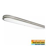 Orbit 46 in. x 10 in. Brushed Nickel Linear LED Fl