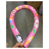 Fabric covered foam pool noodle