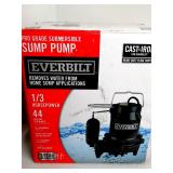 Everbilt HDS30 1/3 HP 44 GPM Cast Iron Submersible