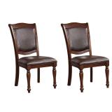 Sylvana in Brown Cherry Side Chair