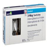 Leviton 15 amps Three Pole Toggle AC Quiet Switch