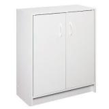 ClosetMaid Two Door Storage Cabinet White