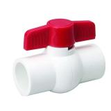 2 in. PVC Sch. 80 S x S Ball Valve with Quarter-Tu