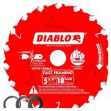 Diablo 5-3/8 in. D X 20 mm Fast Framing TiCo Hi-De