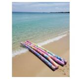 Designer Orange Pool Noodle With Cup Cakes & Ice C