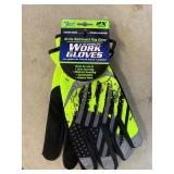 Hi-vis work gloves 2XL