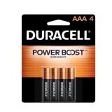 4 Duracell Coppertop AAA Alkaline Batteries