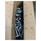 Box of miscellaneous garage door hardware