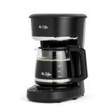 Mr. Coffee 5-Cup Programmable Coffee Maker Black: