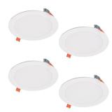 Halo HLB Lite Matte White 6 in. W LED Canless Rece