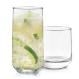 Ascent 16-Piece Clear Glass Set