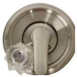 1-Handle Valve Trim Kit in Brushed Nickel for Delt
