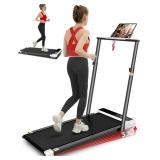 Walking Pad with Handle Bar,5% Manual Incline Walk