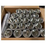 50 Blank Cans W/ Lids