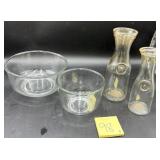 Mixing Bowls and Milk Jars