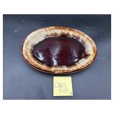 Vintage Pfaltzgraff Brown Drip Glaze Oval Servi..