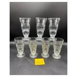 Vintage-style glasses includes soda fountain mi..