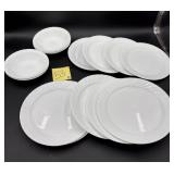 White Corelle Plates/Bowls