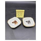 Vintage collectible porcelain trinket dishes or..