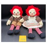 Vintage Raggedy Ann and Andy