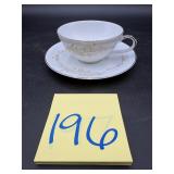 Golden Harvest flat cup and saucer set crafted ..