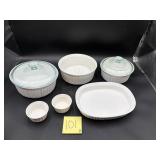 Corningware French White dishes
