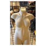 Female torso mannequin form designed for displa..