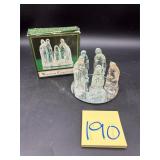 Windsor Collection 6-piece glass nativity set