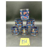 Vintage Berta Mid-Century Modern lowball glasses