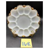 Vintage Anchor Hocking Fire-King milk glass dev..