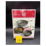 New pre seasoned Cast Iron Set