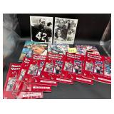 Autographed photos, sports magazines and Razorb..