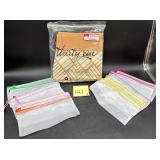 New Thirty One reversible Bin & 10 Zipper bags