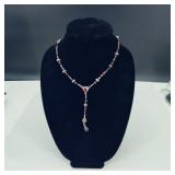 Vintage 925 Sterling Silver Tres Jolie Necklace