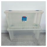 Vtg Rubbermaid Max Latch Jumbo Containers w/ Lids