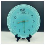 Fiestaware Anniversary Clock 1936-1996
