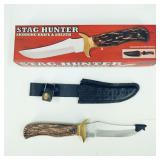 NIB Stag Hunter Skinning Knife and Sheath