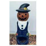 Vintage Chiminea Jack-O-Lantern