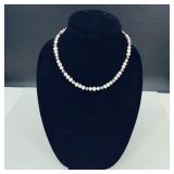 Freshwater Pearl Necklace w/ Sterling Silver Clasp