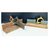 Pair of Vintage Mitter Boxes