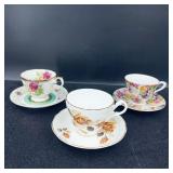Vintage Tea Cups & Saucers Japan, Royal Ascot