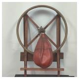 Vintage Boxing Speedbag with Platform