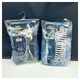 Adult-Spirit Halloween Jailbird & Nun Costumes