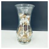 Glass Vase Filled with Agot