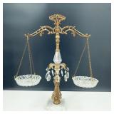 Vtg Western Germany Ornate Scales of Justice