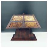 Rustic Style Lamp with Mica Shade