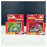 Vintage NIB Die Cast Metal Motorcycles